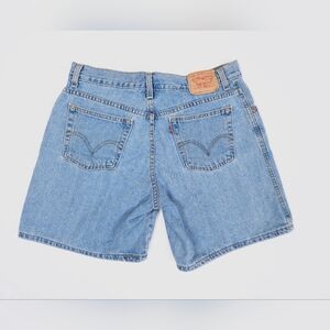 Levi's 550 Relaxed Blue Denim 100% Cotton Shorts Jorts Women's 12